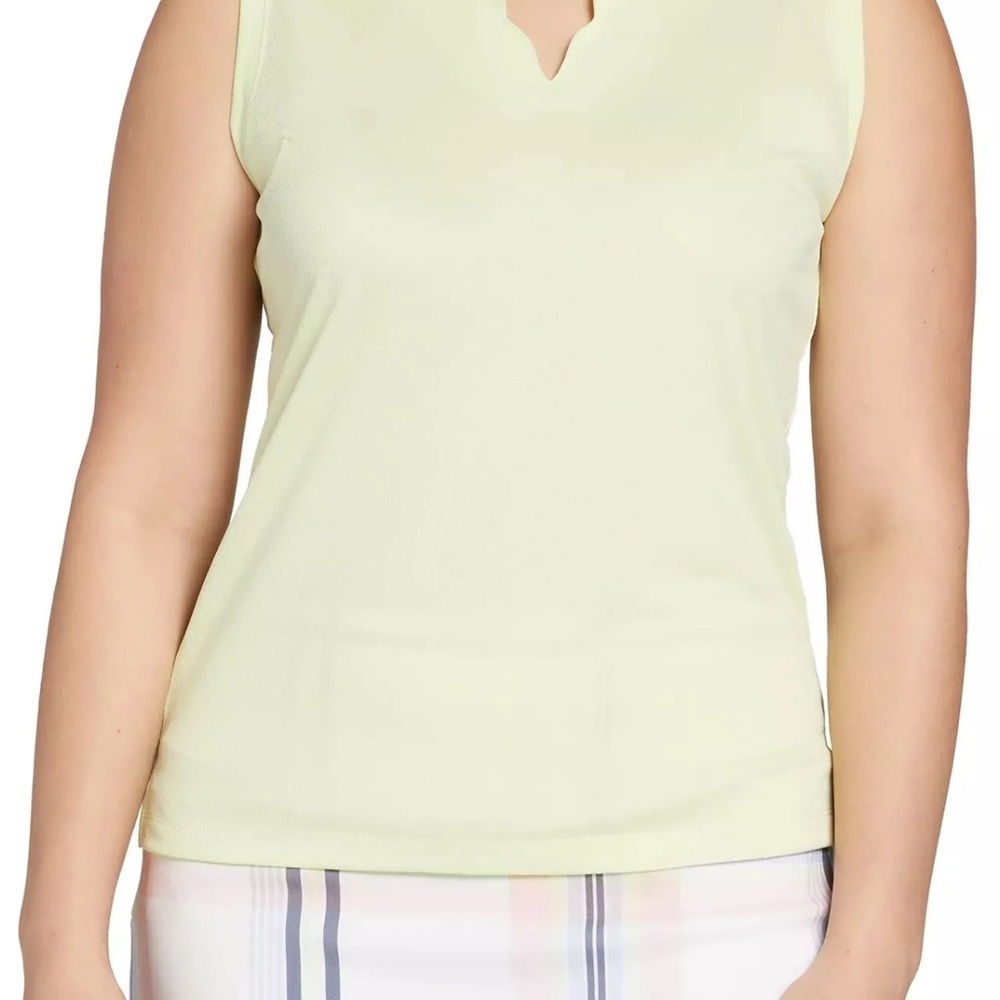 Women's Sleeveless Green Top